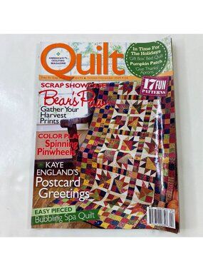 America's #1 Quilting Magazine October/November 2009 Issue #104 17 Fun Patterns